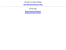 Tablet Screenshot of mandolinen-museum.de